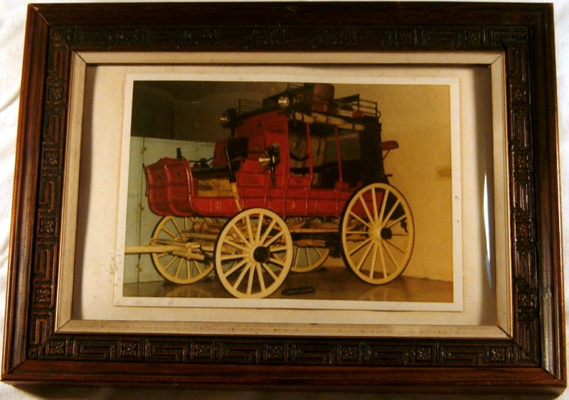 Framed Photo - Cobb & Co Stagecoach Concord 1866