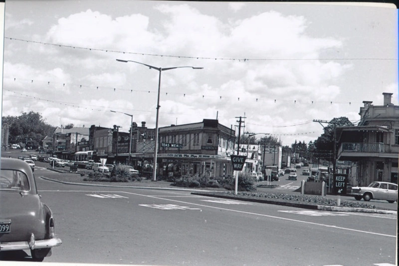 Christmas Lights, Victoria Street, Electric Power Board, Cambridge, 1970