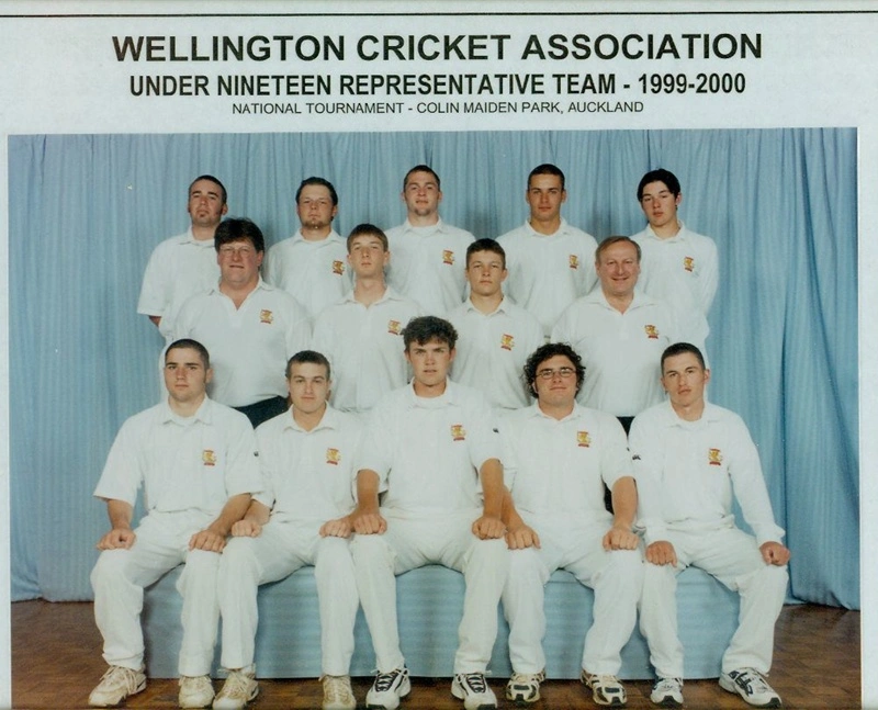 Photograph: Wellington Under 19 Representative Cricket Team, 1999 - 2000