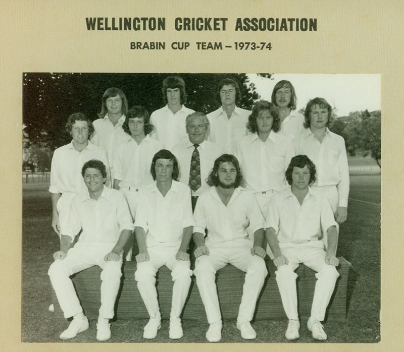 Photograph: Wellington Cricket Association Brabin Cup Team, 1973 - 1974