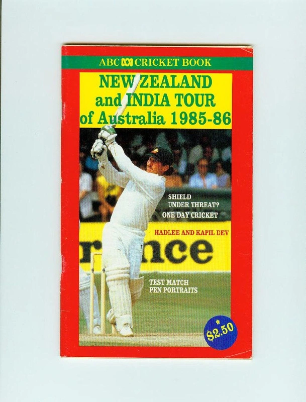 Tour Guide: ABC Cricket Book - New Zealand and India Tour of Australia 1985-86
