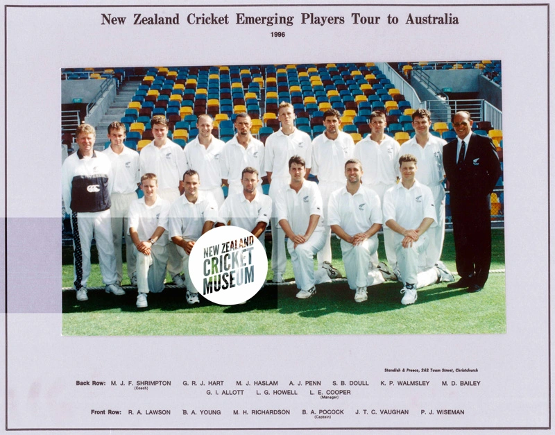 Photo: New Zealand Cricket Emerging Players tour to Australia, 1996