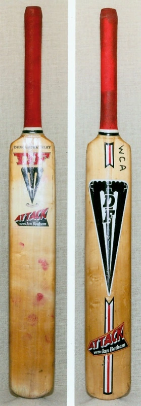 Cricket Bat: Attack with Ian Botham Cricket Bat c.1988