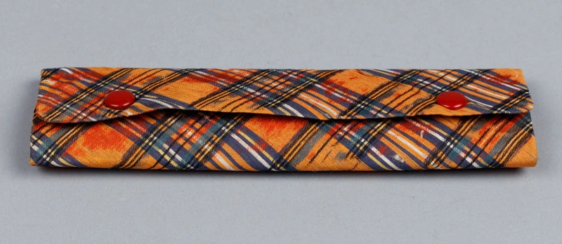 Pencil case, Royal Stewart tartan