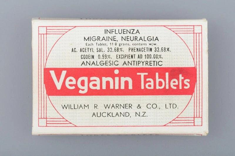 Packet, Medication, Veganin tablets