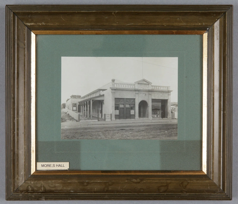 Framed photograph, More's Hall