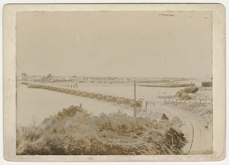 Photograph, Old Riverton bridge