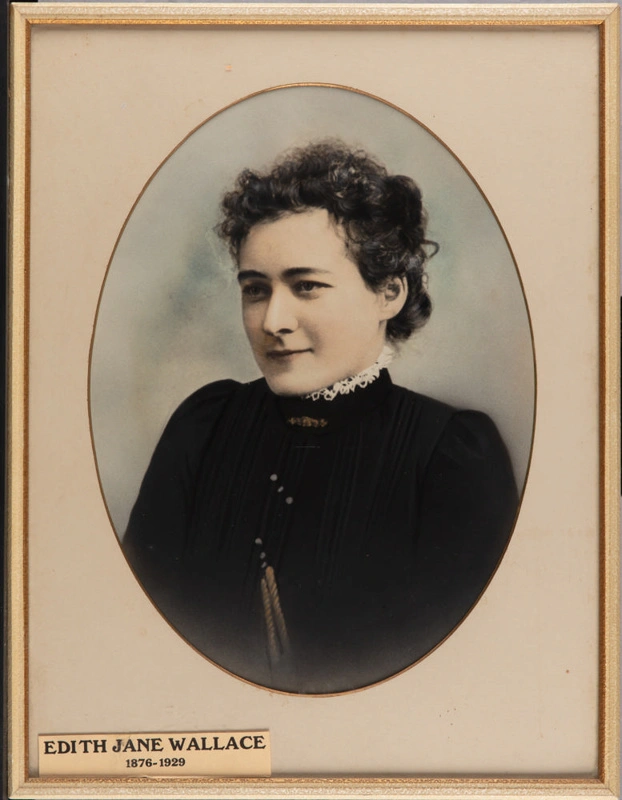 Framed photograph, Edith Jane Wallace