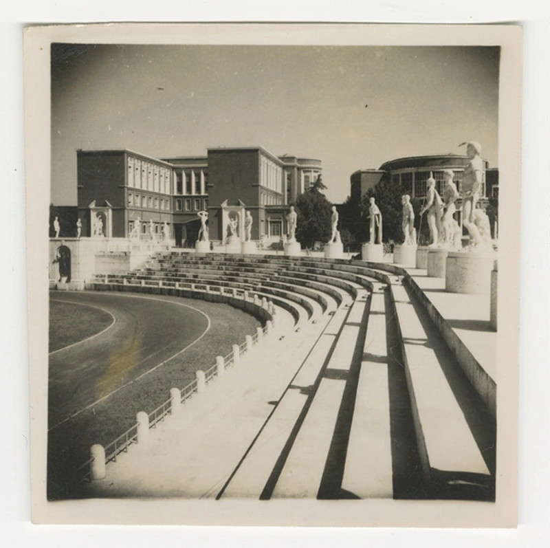 Photograph, A sports stadium in Rome, Italy 1940s.