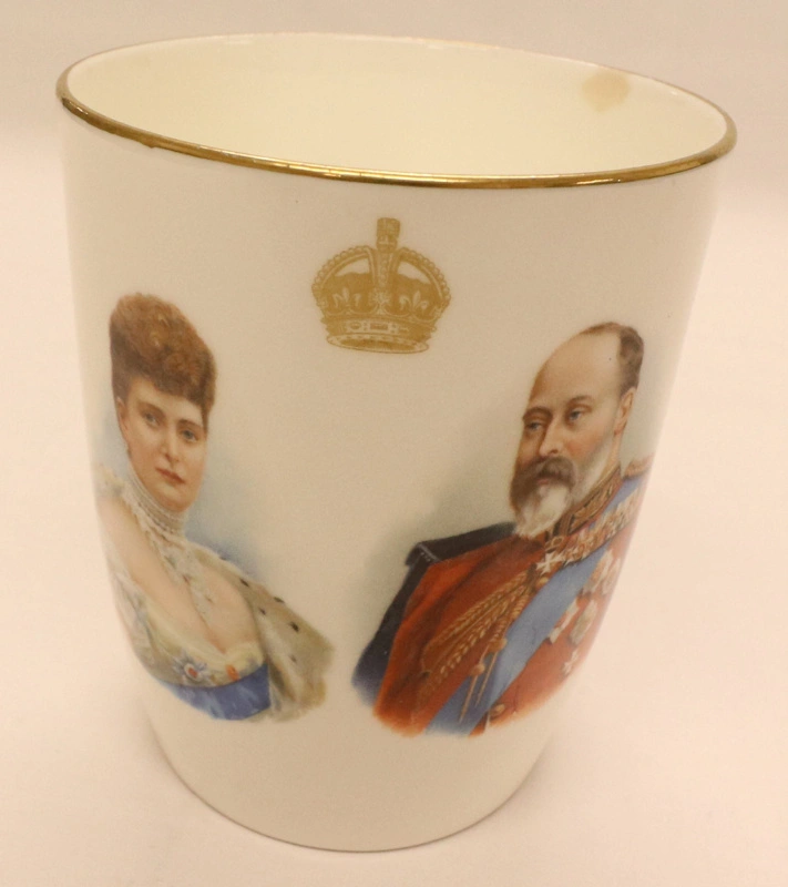 Beaker - King Edward VII & Queen Alexandra June 26th 1902