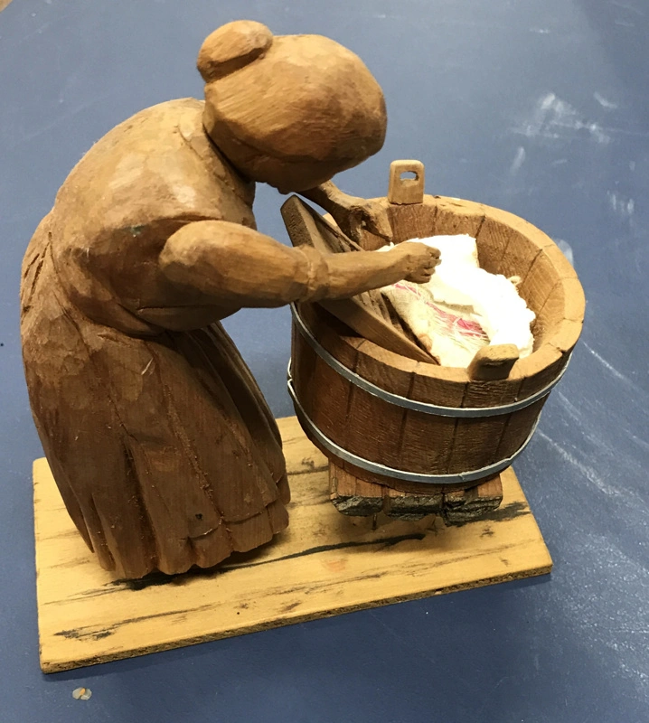 Carving, washing