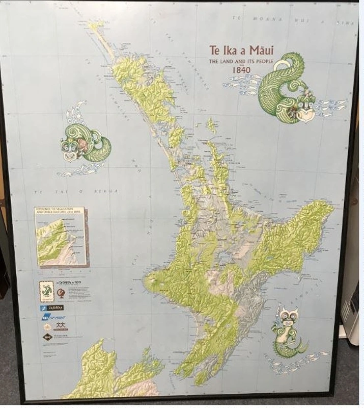 Map, Te Ika a Maui