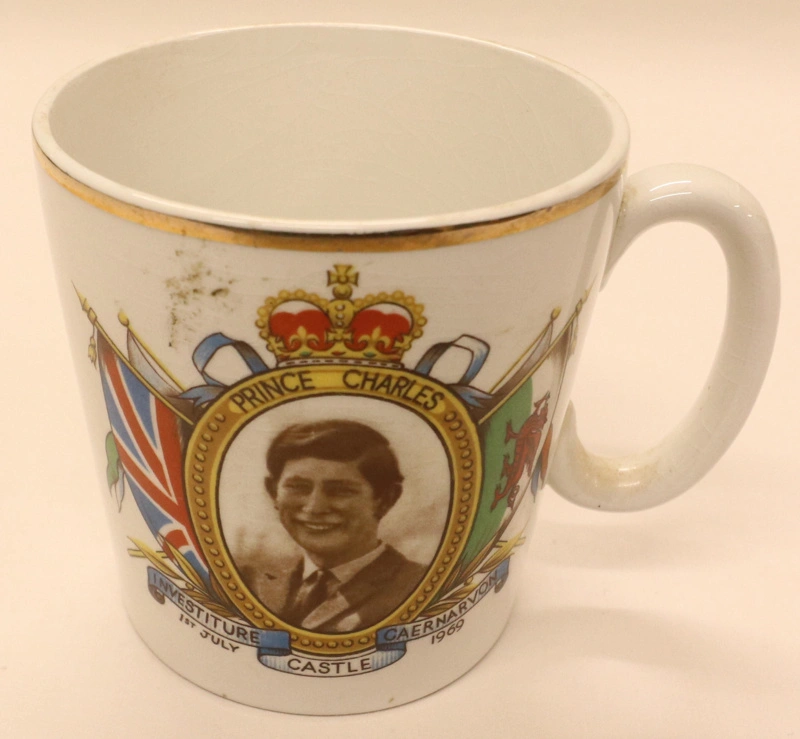 Coffee Cup - Prince Charles Investiture Caernarvon Castle 1st July 1969
