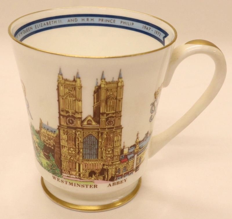 Mug - Commemoration of the 25th Wedding Anniversary of H.M Queen Elizabeth II & H.R.H. Prince Philip