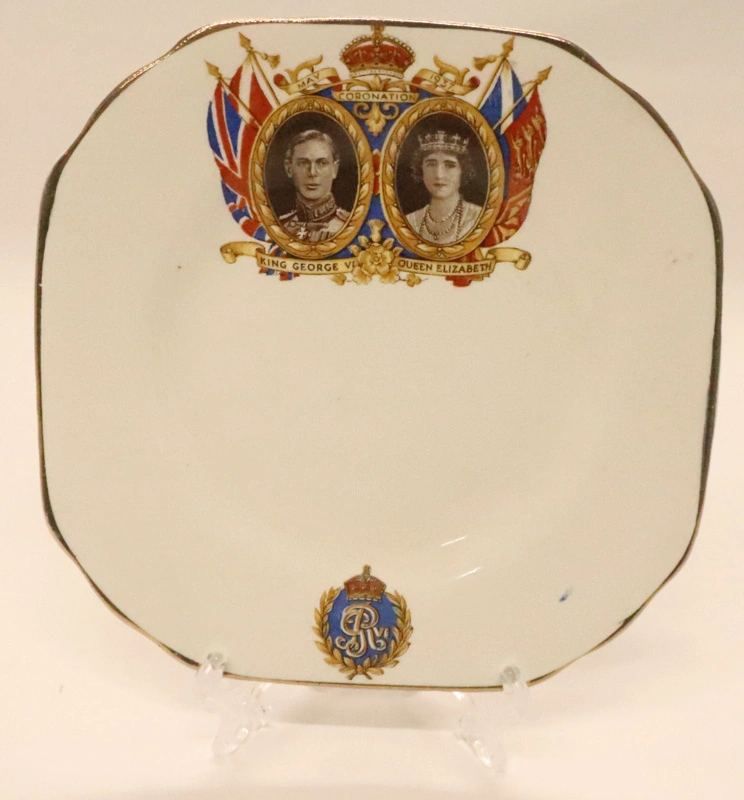 Plate ( Bread & Butter), King George VI & Queen Elizabeth Coronation May 1937