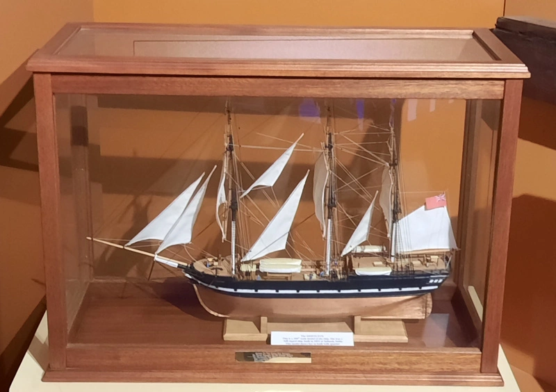 Ships Model - 100th Scale Model of the Edwin Fox