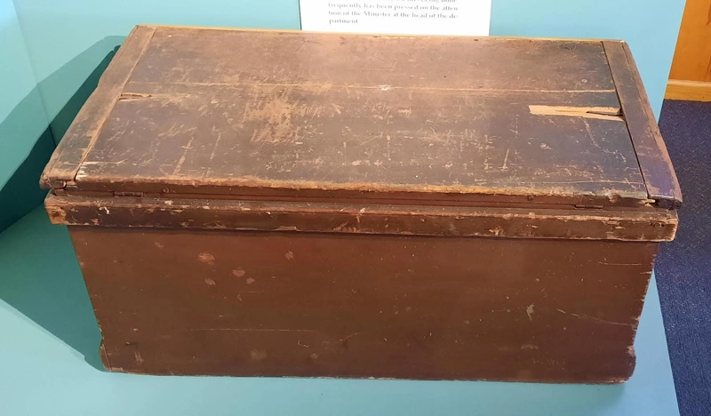 Cabin Trunk - Belonging to the Robins Family - 1875 Voyage