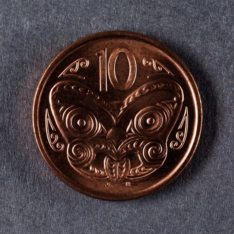 Reserve Bank of New Zealand 2000 Ten Cents Fourth Portrait