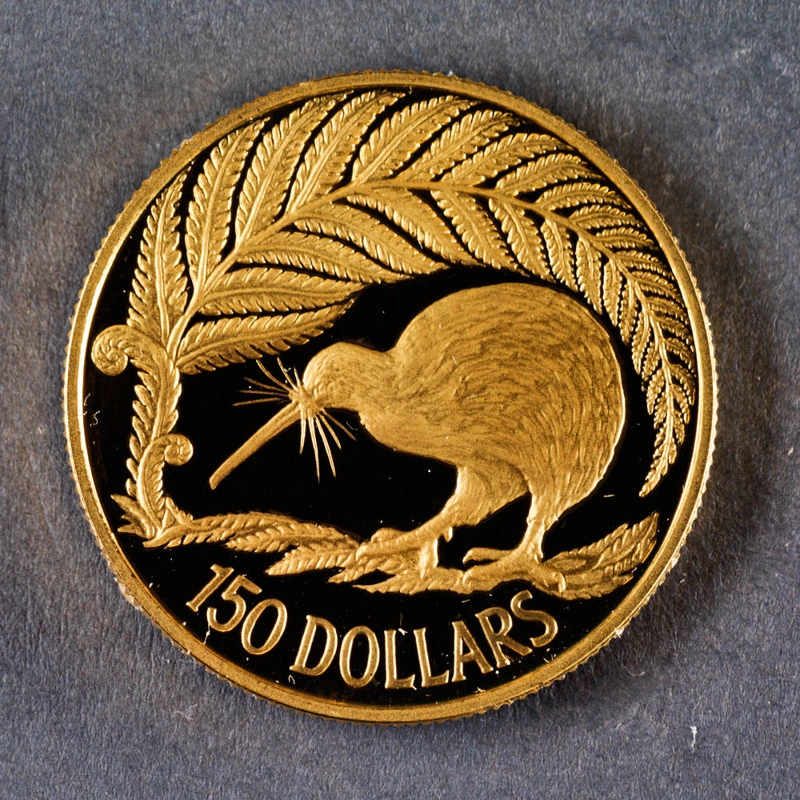 Reserve Bank of New Zealand 1990 One Hundred Fifty Dollars Gold Proof