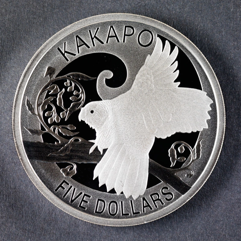 Reserve Bank of New Zealand 2009 Five Dollars Kakapo