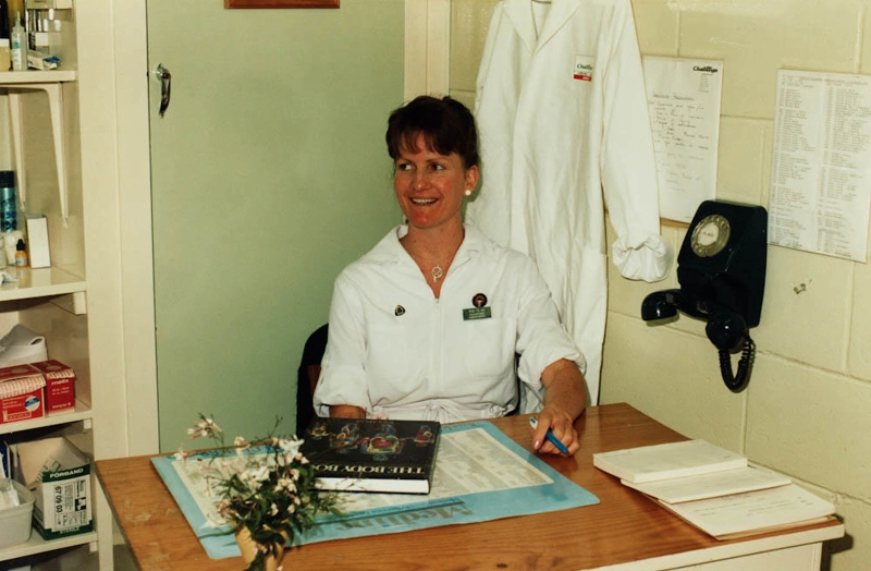Photograph [Nurse Rikki Te Au, Mataura Freezing Works]