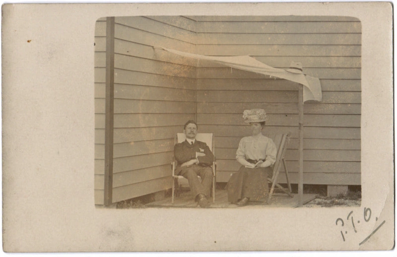 Postcard, [Dr J.W. Hay & Mrs Hay]