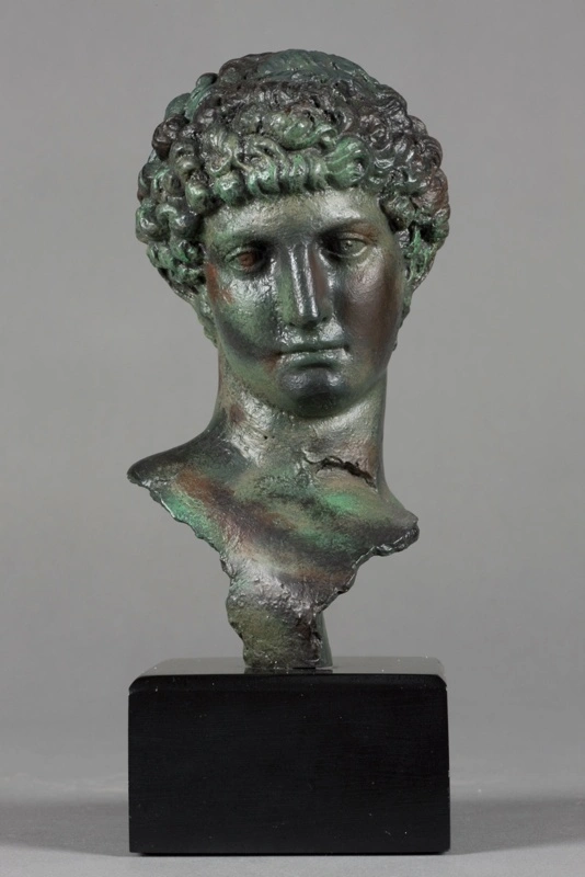 Plaster Cast Head of a Youth
