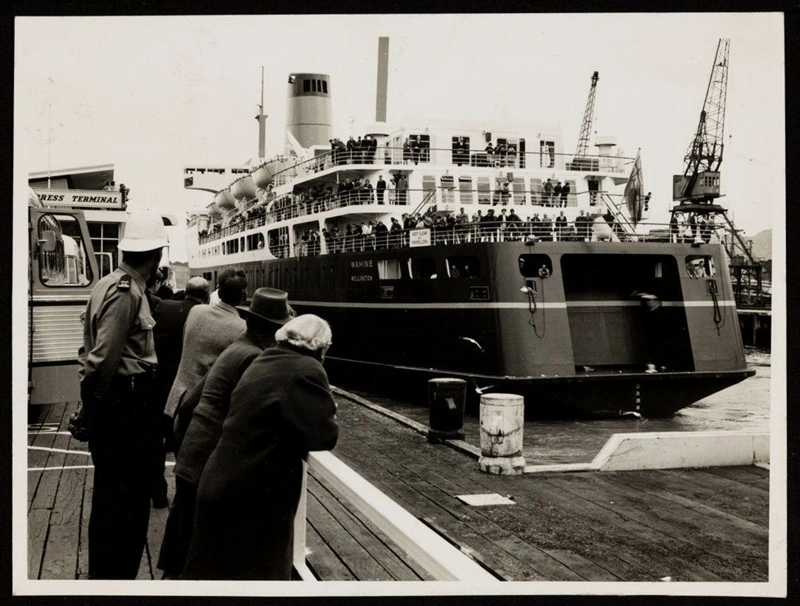 The 'Wahine II' in port.