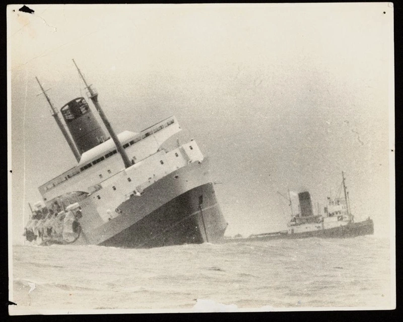 The sinking of the Wahine 10 April 1968.