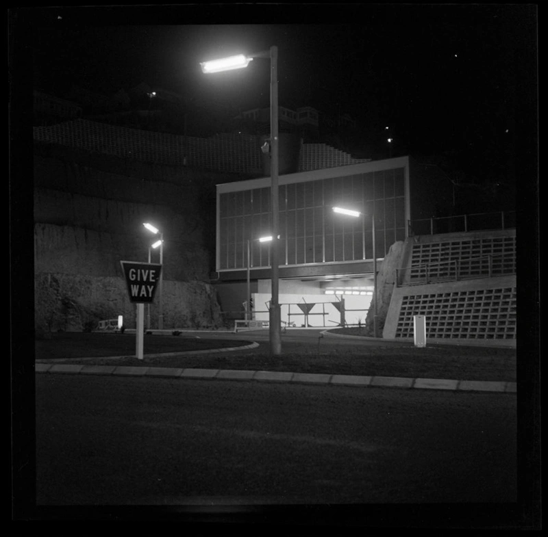 Entrance to the Christchurch - Lyttelton Road Tunnel.