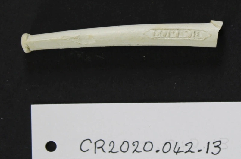 Clay pipe stem