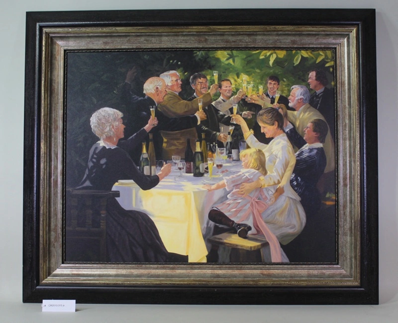 Oil painting "Otago Winemakers"