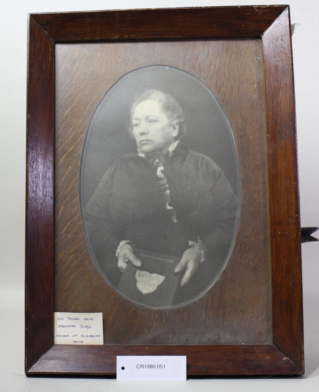 Portrait photograph of Mrs Thomas Tait (Bridget)