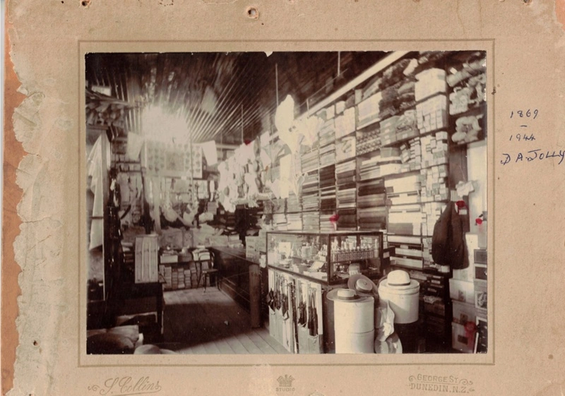 Photograph, Interior view of D A Jolly General Store
