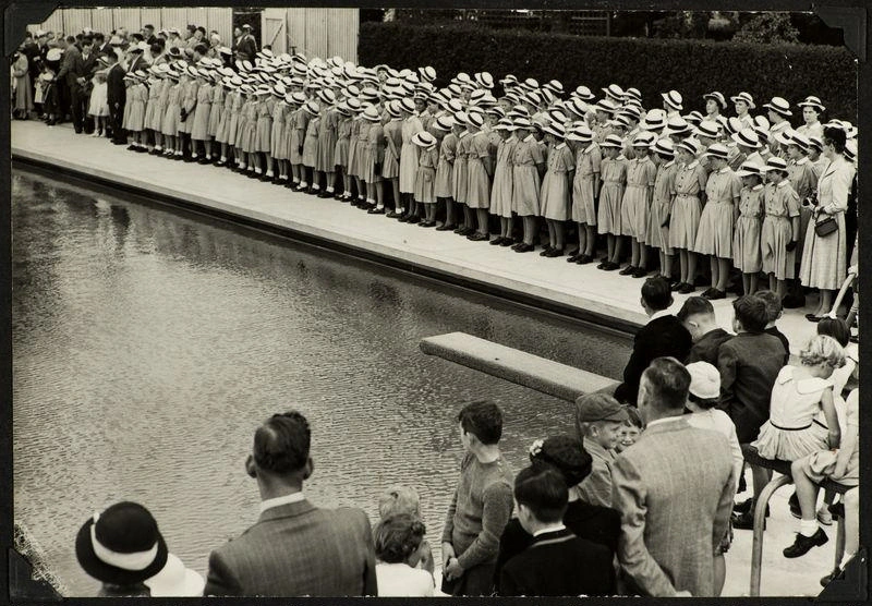 Villa Girls at the Opening of the Swimming Pool