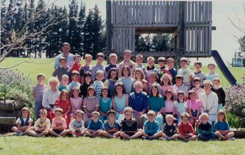 Waiwhare School 1990 Whole School