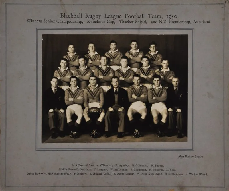 Blackball Rubgy League Football Team 1950