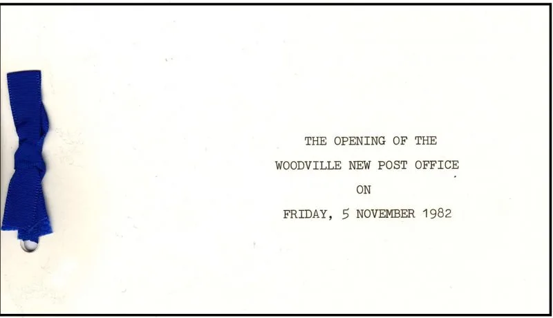 Woodville New Post Office Opening 1982