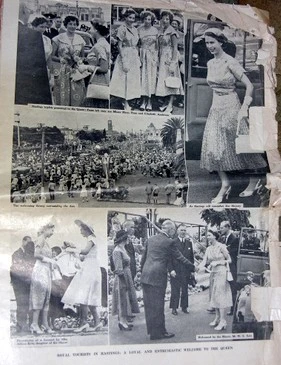 Newspaper Article 1954 – Queen’s Visit