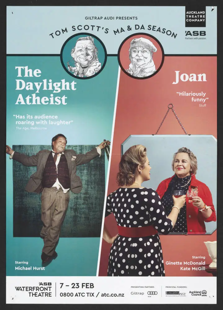 The Daylight Atheist, and Joan, Auckland Theatre Company, 2019