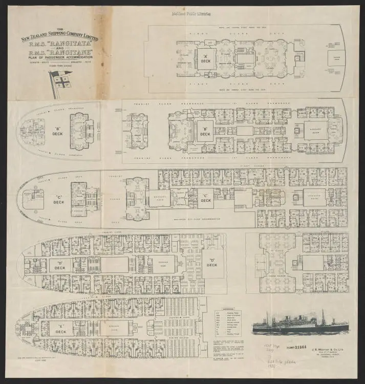 R.M.S. Rangitata, R.M.S. Rangitane, 1936