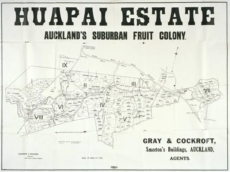 Huapai Estate, Auckland's suburban fruit colony