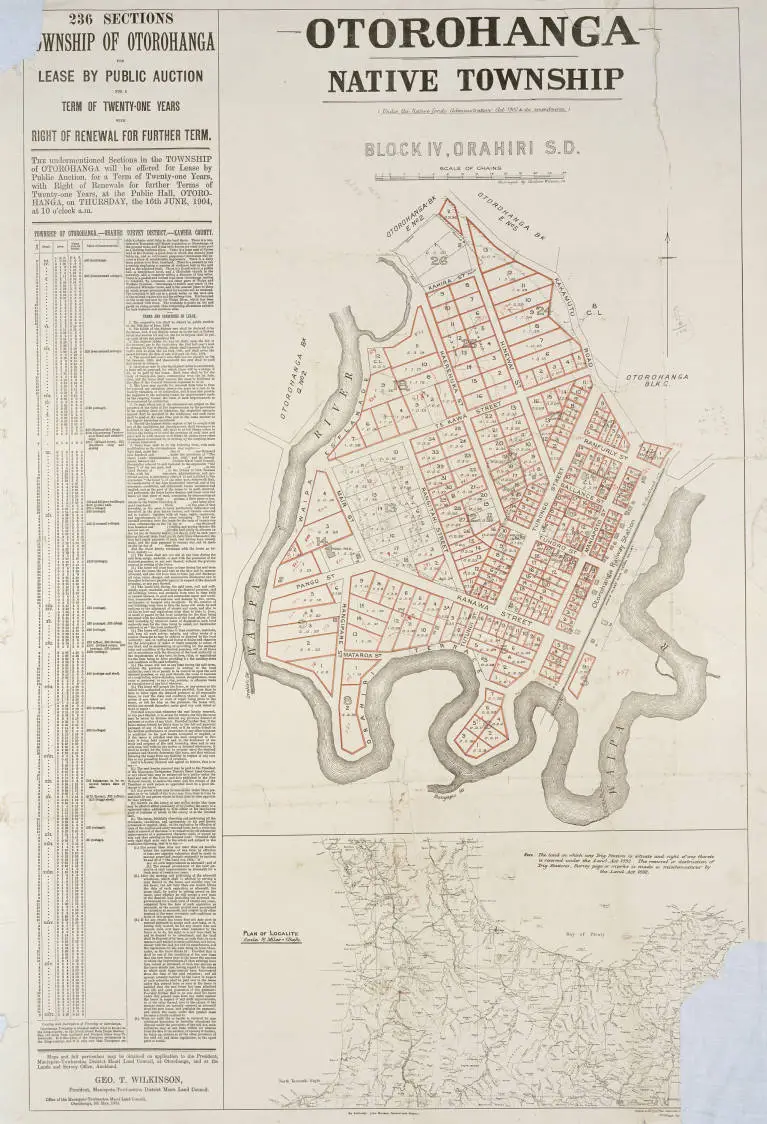 Otorohanga native township