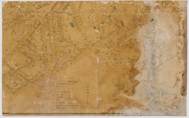 Map of the city of Auckland, New Zealand 1882. [Bottom right hand quarter].