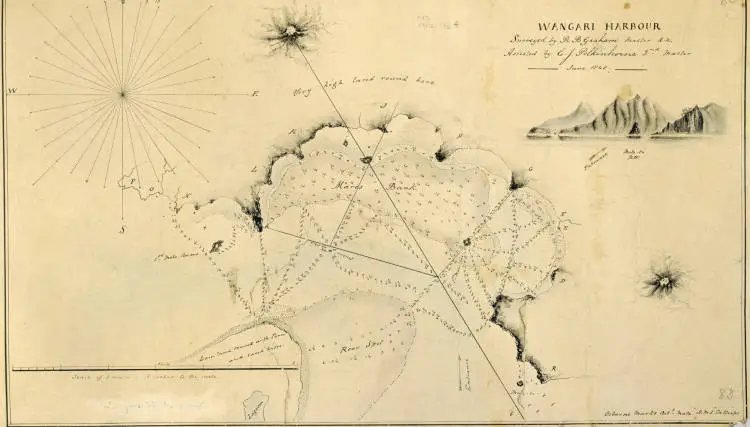 Wangari Harbour, surveyed by R. B, Graham