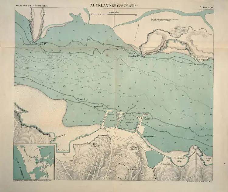 Auckland, 1884 (Nelle Zelande)