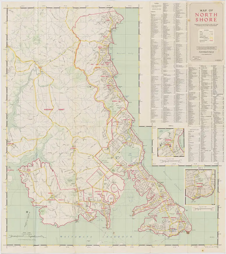 Map of North Shore