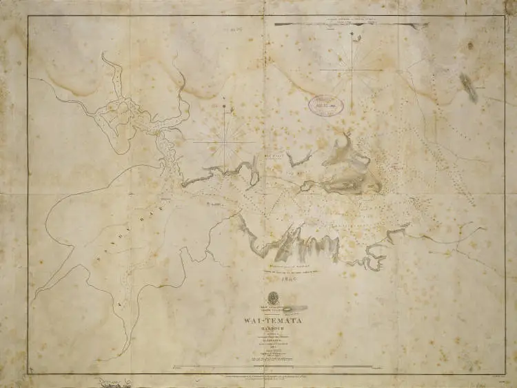 Waitemata Harbour, surveyed by Captain Owen Stanley, H.M.S. Britomart