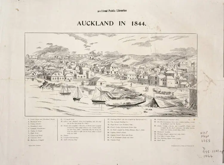 Auckland in 1844