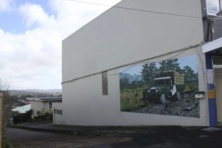 Mural in Blockhouse Bay.
